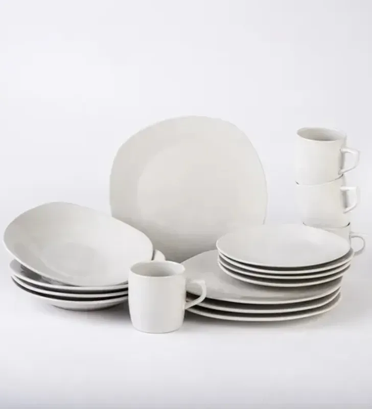 Vajilla Santa Anita Antartic 16 pzas – Para 4 personas Contemporary Stoneware