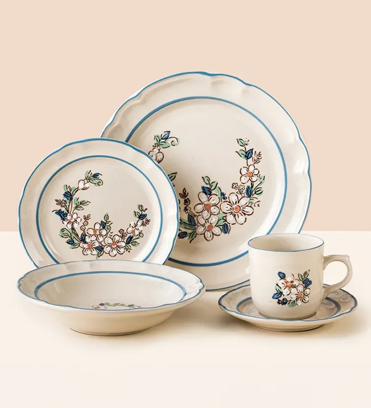 Vajilla Santa Anita "Victoria" – 30 piezas para 6 personas