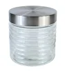 Brocal de vidrio 850 ml plata – Elegancia y conservación