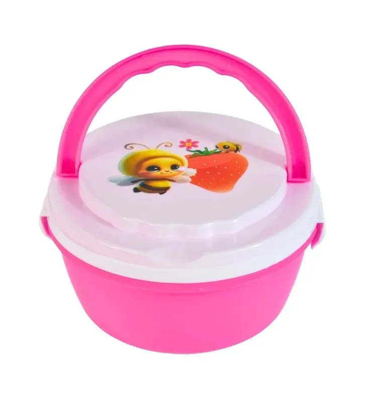 AD-1867A  CONTENEDOR PARA COMIDA Y VASO CON TAPA