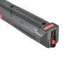 Raqueta eléctrica grande con tomacorriente plegable – Colores Gecko