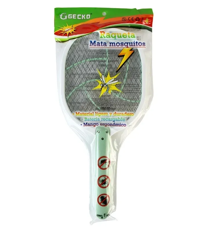 Raqueta matamoscas Sport R5-10002 Gecko – Elimina insectos rápido