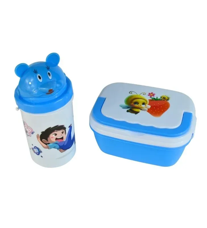 AD-1867B CONTENEDOR PARA COMIDA Y VASO CON TAPA