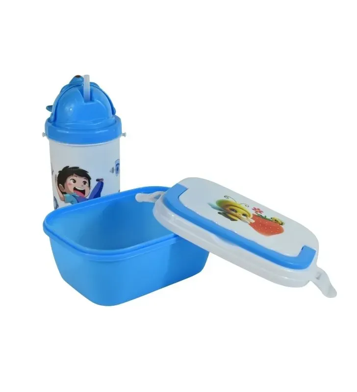 AD-1867B CONTENEDOR PARA COMIDA Y VASO CON TAPA