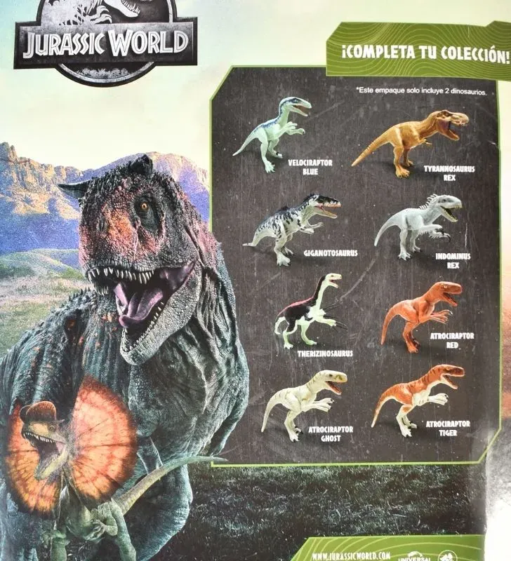 Set de dinosaurios Jurassic World – 2 figuras coleccionables