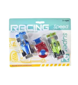 Set de dos carros de carreras – Juguete divertido para niños