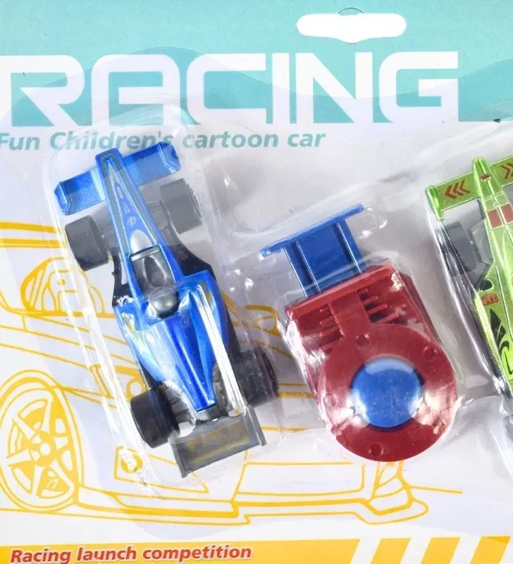 Set de dos carros de carreras – Juguete divertido para niños