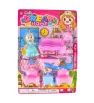 Set de muebles y muñeca – Juguete creativo para niños