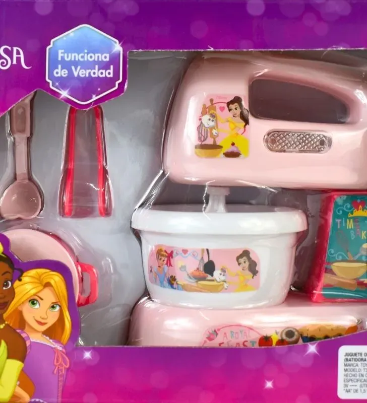 BATIDORA PRINCESAS DISNEY - JUGUETE PARA DIVERSION Y DESAROLLAR LA CREATIVIDAD.