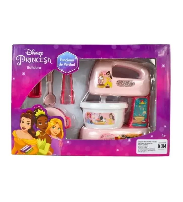 BATIDORA PRINCESAS DISNEY - JUGUETE PARA DIVERSION Y DESAROLLAR LA CREATIVIDAD.
