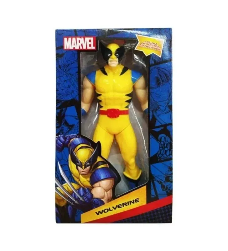 Figura de acción Wolverine articulada en caja – Juguete Marvel
