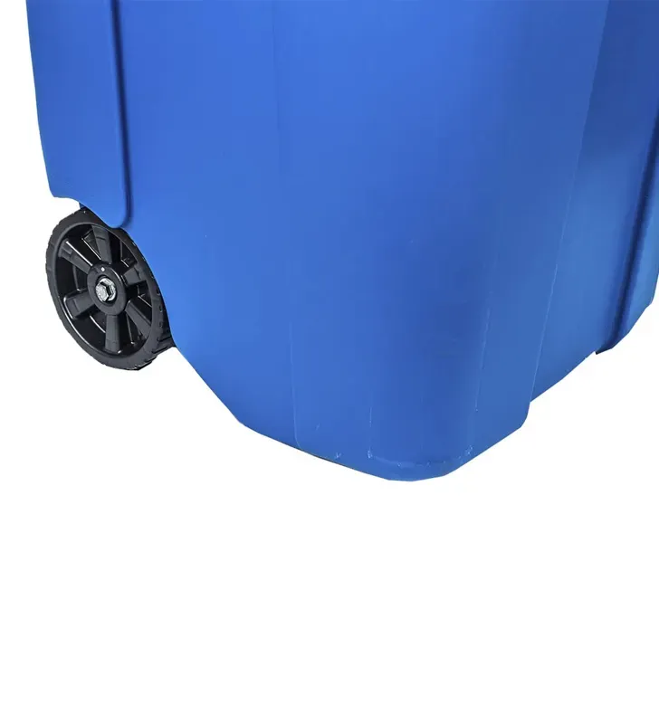 Contenedor 135 Lts Negro con tapa – Plastic Trends