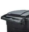 Contenedor 135 Lts Negro con tapa – Plastic Trends