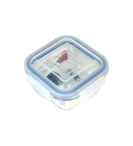 Hermético cuadrado Vittori 320 ml | Tapa antiderrame