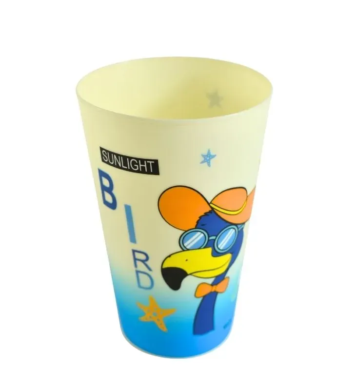 Vaso con Tapa y Popote AD-0539B-1 – Rosa y Azul