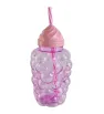 Botella con Tapa Diseño de Helado – Plástico Reutilizable