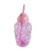 Botella con Tapa Diseño de Helado – Plástico Reutilizable