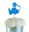 Vaso con Tapa Nude y Popote – Diseño Robots y Gato