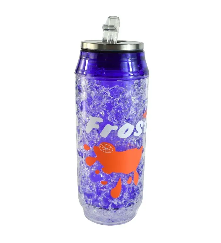 Botella de Plástico Estilo Soda – Diseño Hielo Leyenda Frost