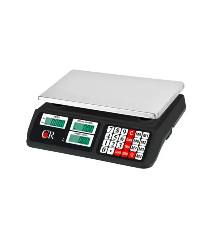 Báscula Comercial Electrónica CR-40 2G – 40 kg Precisión 2 g