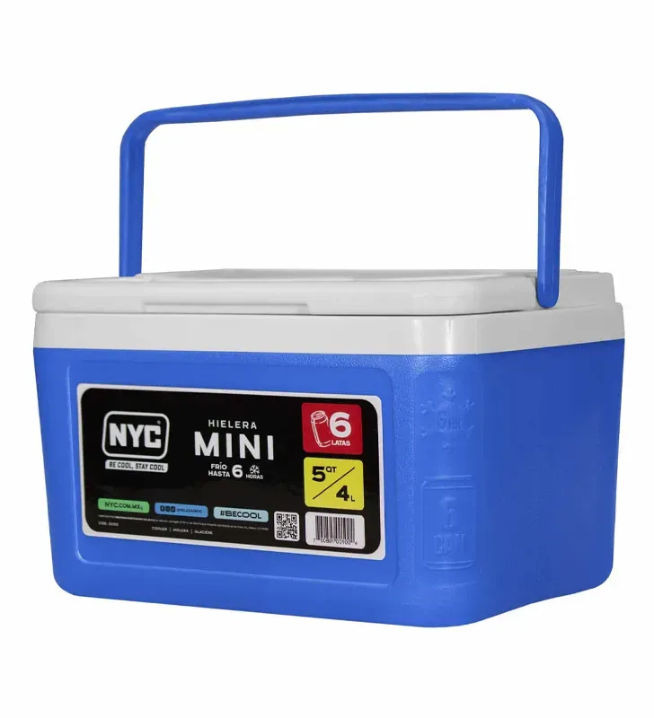 Hielera portátil 4.7 Lts NYC – Colores surtidos