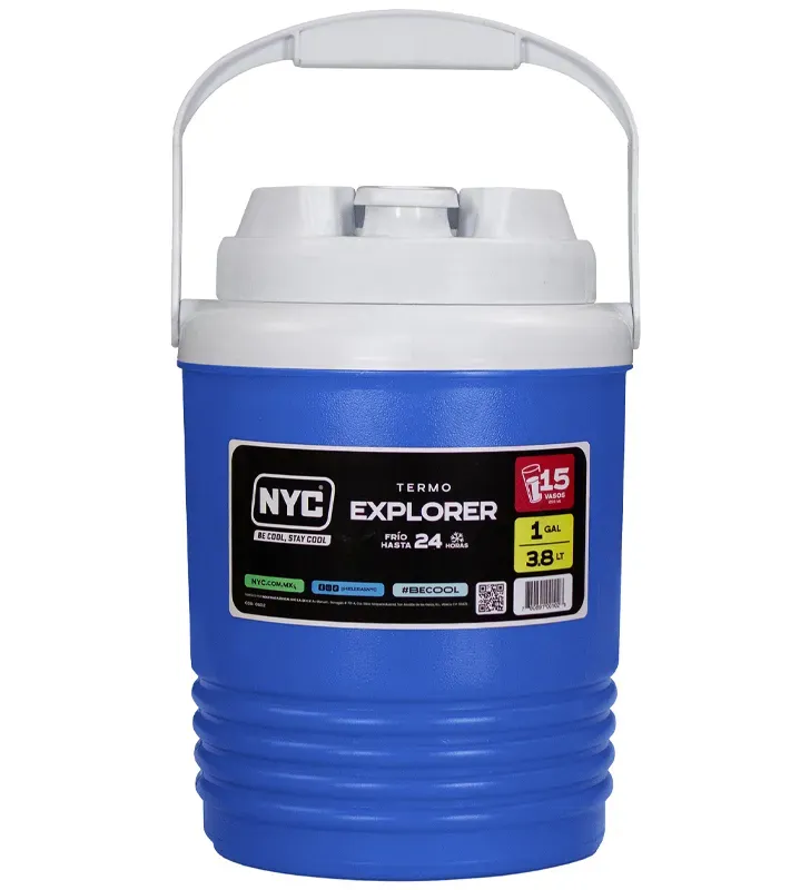 Termo 3.8 Lts (1 gal) NYC – Color azul