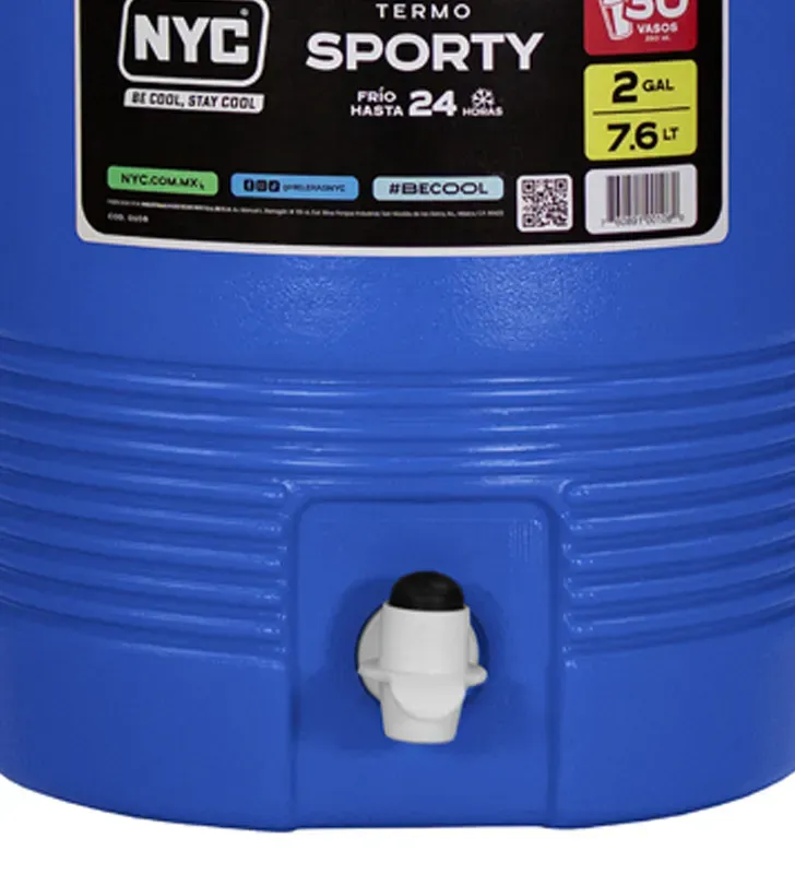 Termo 7.6 Lts (2 gal) NYC – Colores surtidos