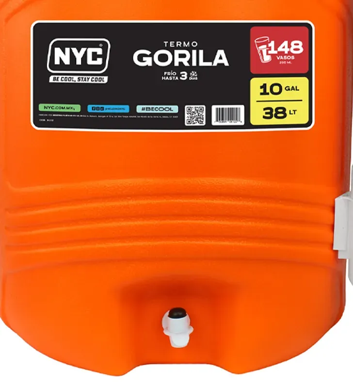 Termo 38 Lts (10 Gal) NYC – Color Naranja
