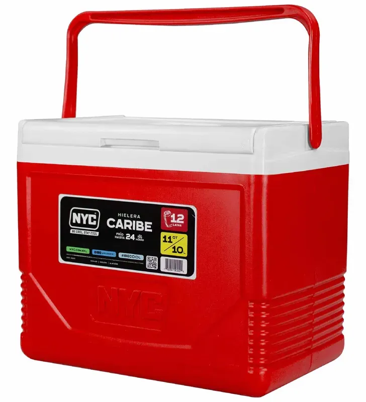 Hielera NYC 11 Qts (10.5 L) – Color rojo