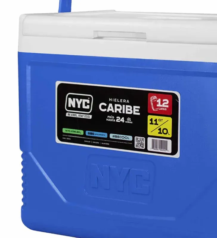 Hielera NYC 11 Qts (10.5 L) – Color rojo