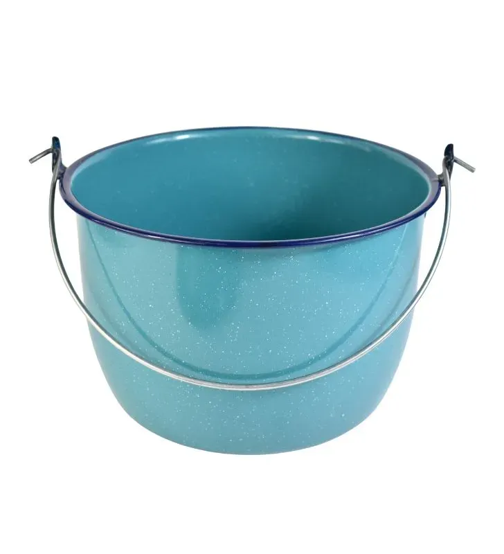 Olla Convexa Cinsa 24 cm – 8.1 L Azul Turquesa con Tapa