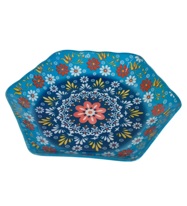 PLATO DE SEIS LADOS DE 9 PULGADAS-CUR-048 -Cuisine spot