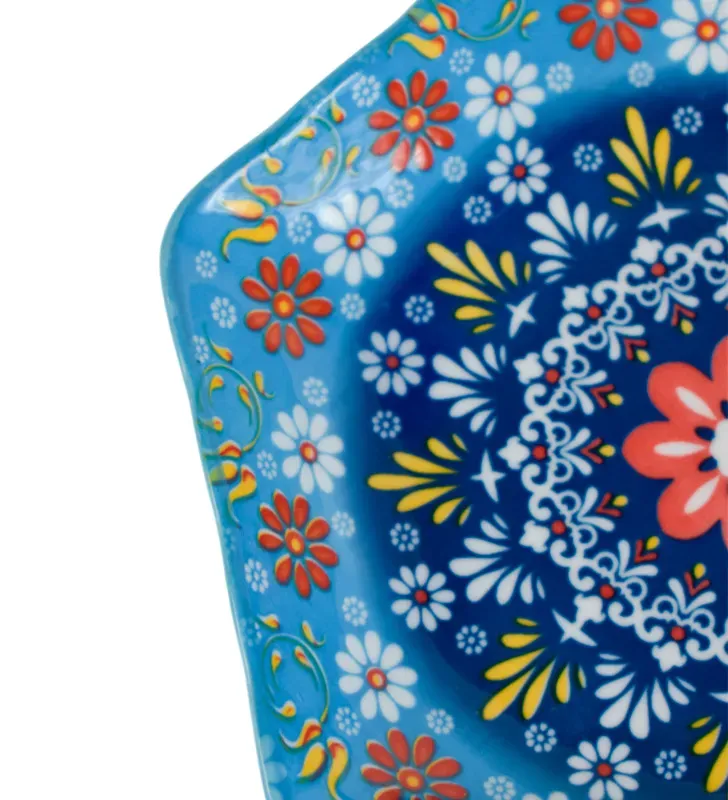 PLATO DE SEIS LADOS DE 9 PULGADAS-CUR-048 -Cuisine spot