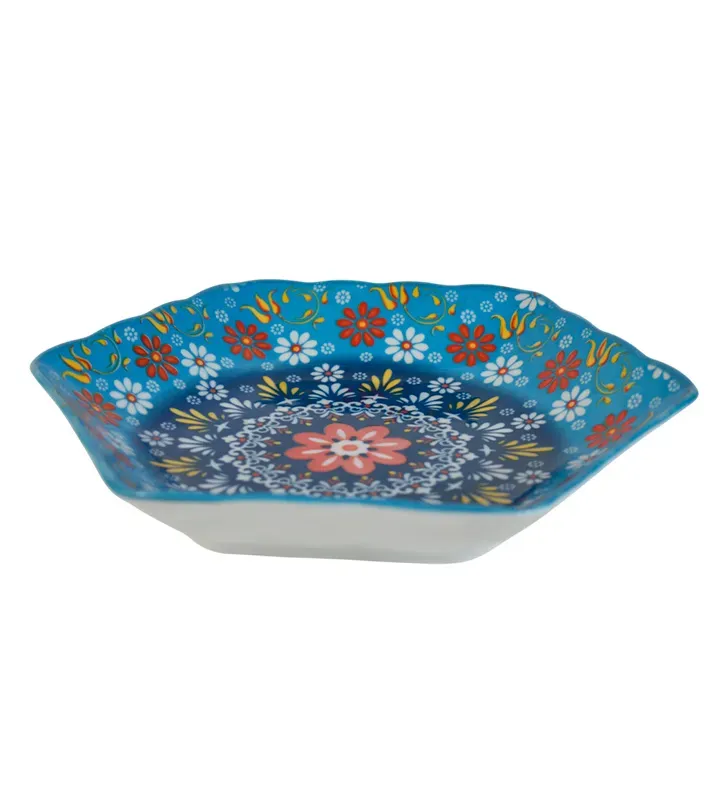 PLATO DE SEIS LADOS DE 9 PULGADAS-CUR-048 -Cuisine spot