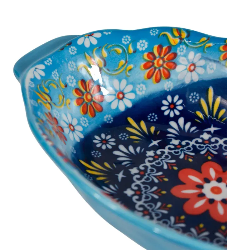 CUR-050 PLATO HONDO CON DOBLE ASA DE 9,5 PULGADAS