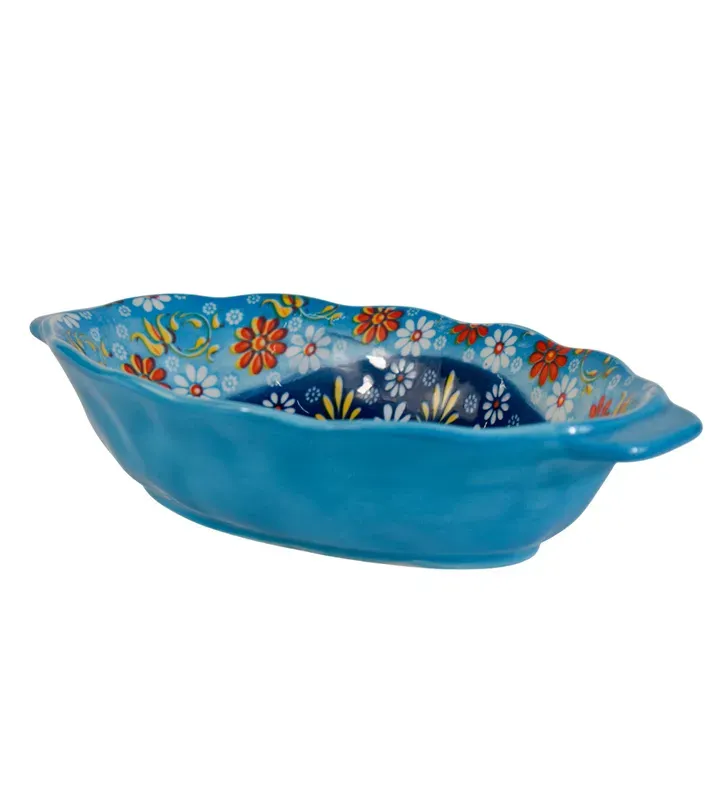 CUR-050 PLATO HONDO CON DOBLE ASA DE 9,5 PULGADAS