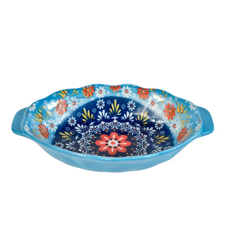 CUR-050 PLATO HONDO CON DOBLE ASA DE 9,5 PULGADAS