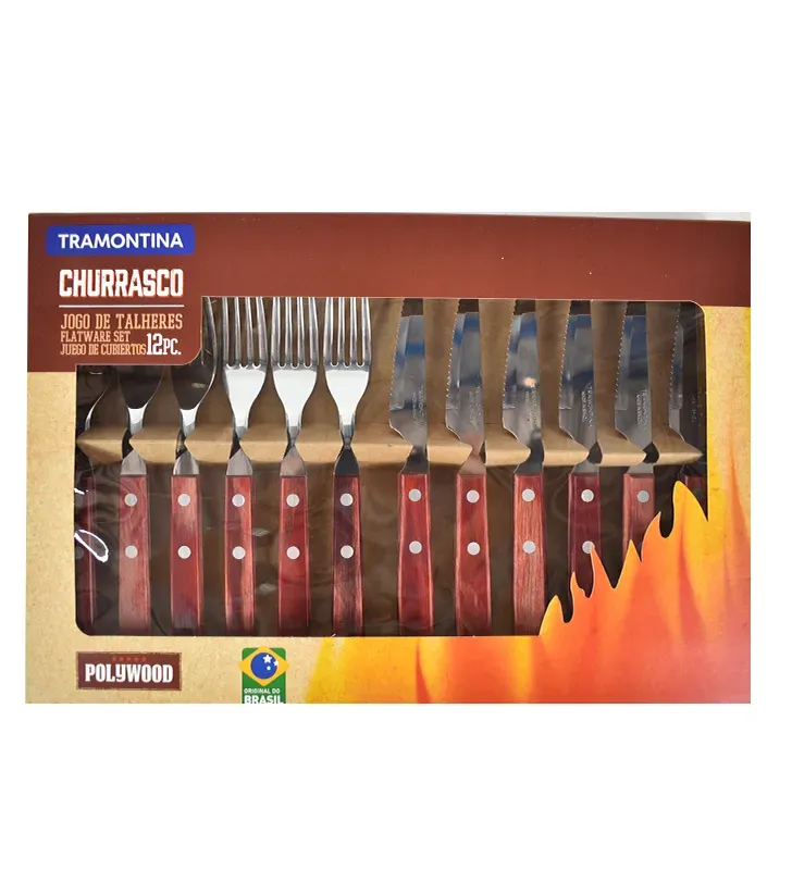 21199/709 JUEGO PARA ASADO 12 PIEZAS