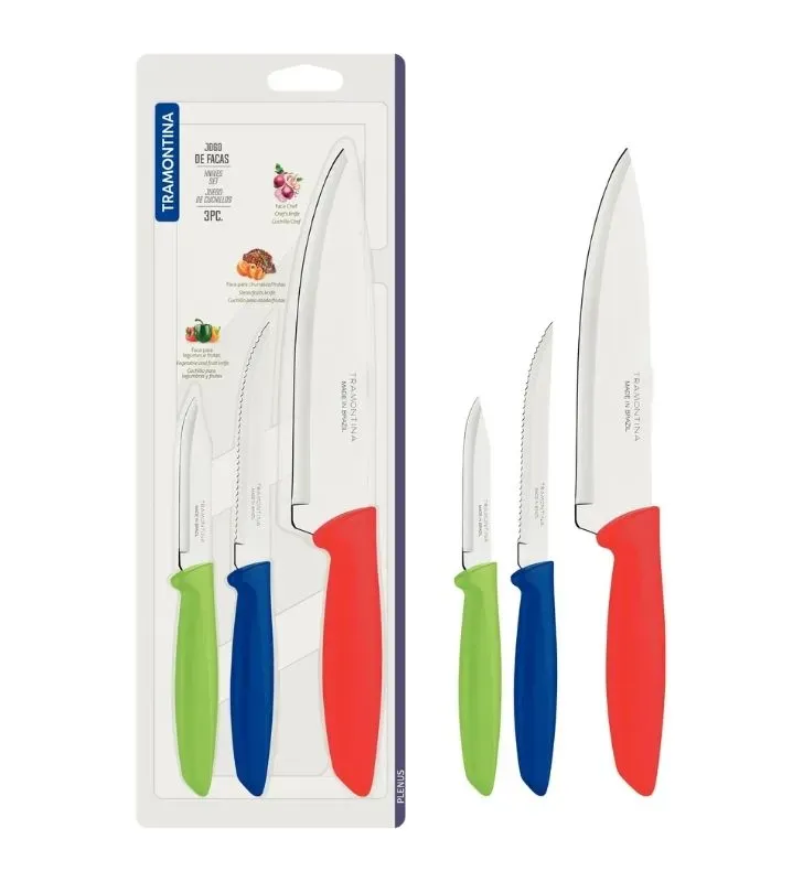 JGO. CUCHILLOS 3 PZ PLENUS -23498-920