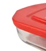 Refractario Cuadrado con Tapa B300 Pyr-O-Rey 0434 – 1.6L
