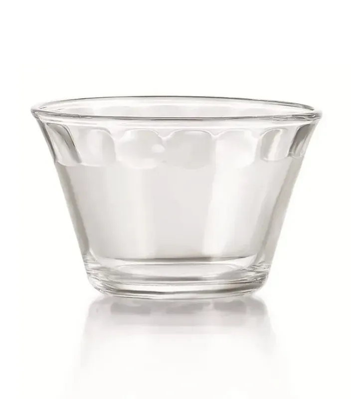 Juego de 3 Flaneras de Cristal Pyr-O-Rey 0485 – 175 ml con Tapa Plástica