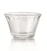 Juego de 3 Flaneras de Cristal Pyr-O-Rey 0485 – 175 ml con Tapa Plástica