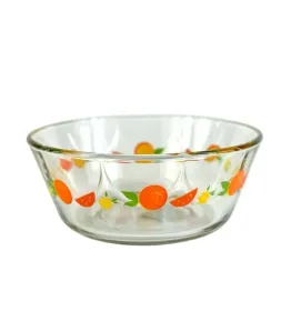 Tazón Arcos Naranjas Crisa 5863 – Vidrio, 848 ml
