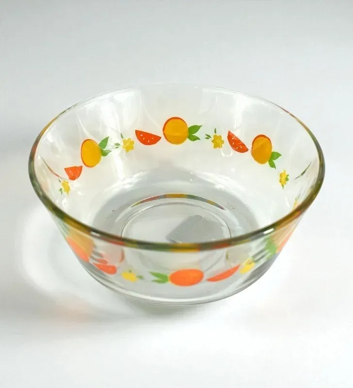 Tazón Arcos Naranjas Crisa 5863 – Vidrio, 848 ml