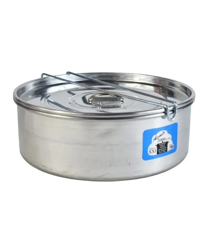 Fiambrera Núm. 22 para Hacer Flan | Ideal para Postres al Baño María -ACMIR 2000