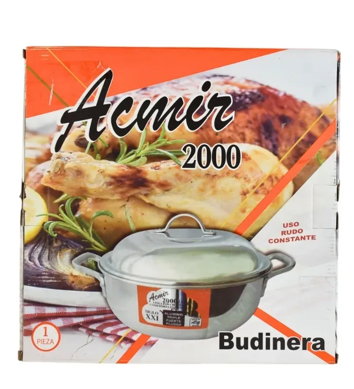 Horno con Tapa de Cristal y Aluminio | Cocción Uniforme y Eficiente-ACMIR 2000