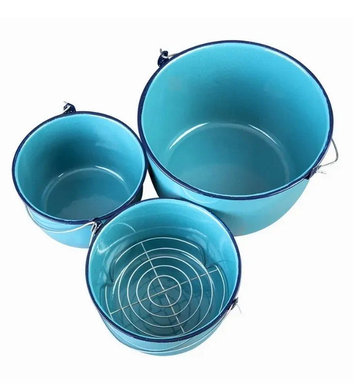 FORMACION LA MEXICANA 7 PZAS CON  PARRILLA DE ALAMBRE A.T