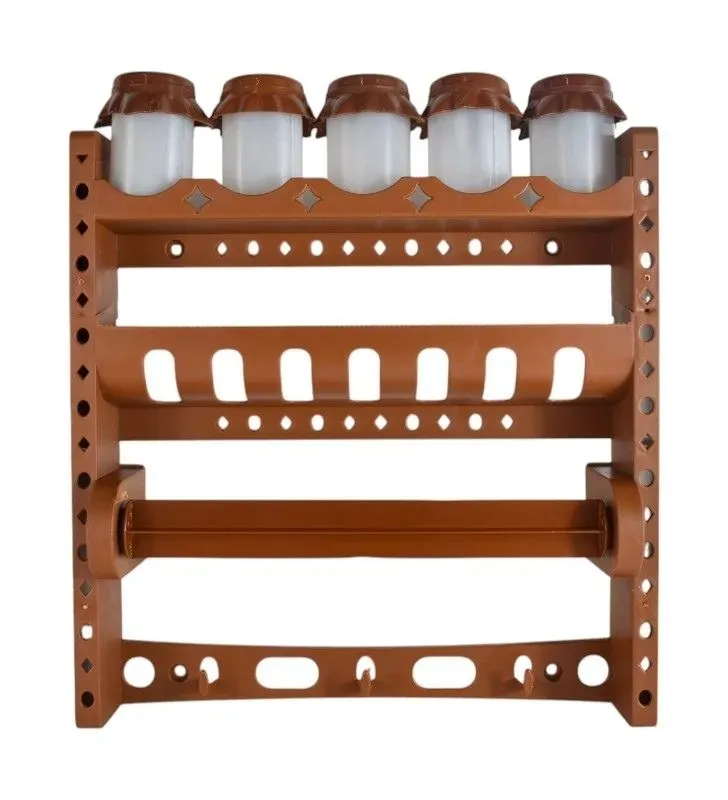 Rack de Cocina con Especieros 321917-AS | Organización Eficiente para tu Cocina Food keepres
