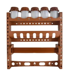 Rack de Cocina con Especieros 321917-AS | Organización Eficiente para tu Cocina Food keepres