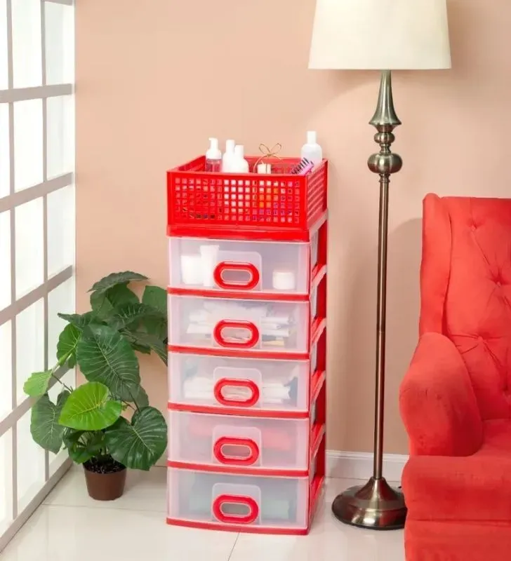 I56 CAJONERA GRECIA 5 CAJONES Y CESTA-BELMONTH